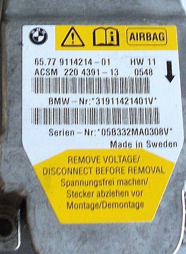 Centralina airbag bmw 530 - centralina,